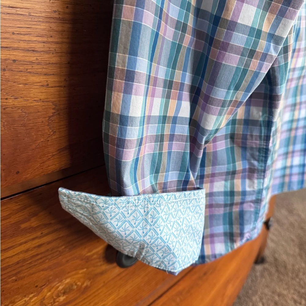 Tommy Bahama Islandzone Plaid Shirt XXL - Picture 5 of 10
